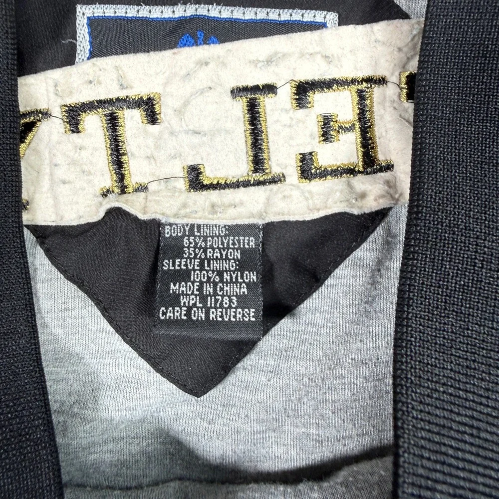 Holloway "TECH" Pullover Windbreaker Jacket Gold Trim Men's XL Athletic - Picture 8 of 9